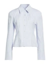 Low Classic Woman Shirt Sky Blue Size M Cotton In Blue