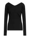 Low Classic Woman Sweater Black Size Onesize Rayon, Nylon In Black