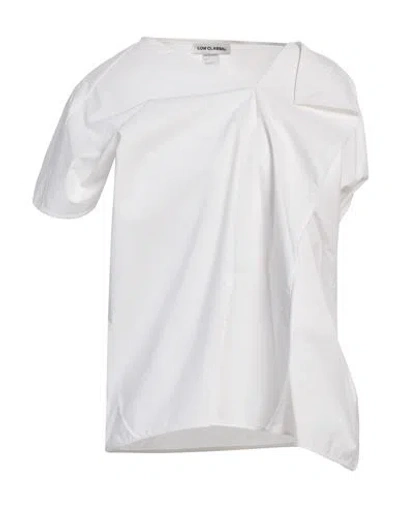Low Classic Woman Top Ivory Size S Cotton In White