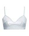 Low Classic Woman Top Sky Blue Size M Polyester, Nylon