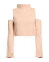 Low Classic Woman Turtleneck Blush Size M Polyacrylic, Wool, Polyamide, Mohair Wool In Pink