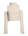 Low Classic Woman Turtleneck Grey Size S Mohair Wool, Polyamide, Elastane In Grey