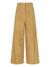 Low Classic Wool And Alpaca Blend Trousers In Brown