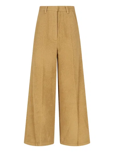 LOW CLASSIC WOOL-ALPACA PANTS - BEIGE