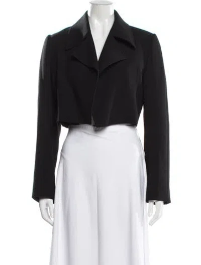 Pre-owned Low Classic Wool Blazer In Black