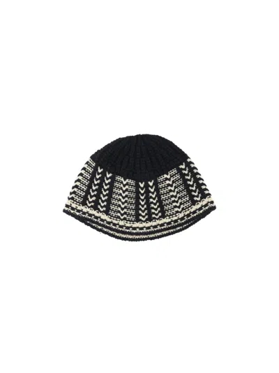 Low Classic Wool Blend Beanie In Black