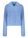 Low Classic Wool Zipped Jacket In Blue