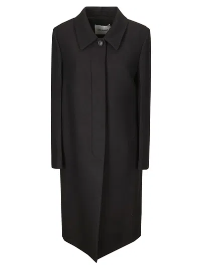 LOW CLASSIC LOW CLASSIC WOOL COAT WITH HIDDEN CLOSURE