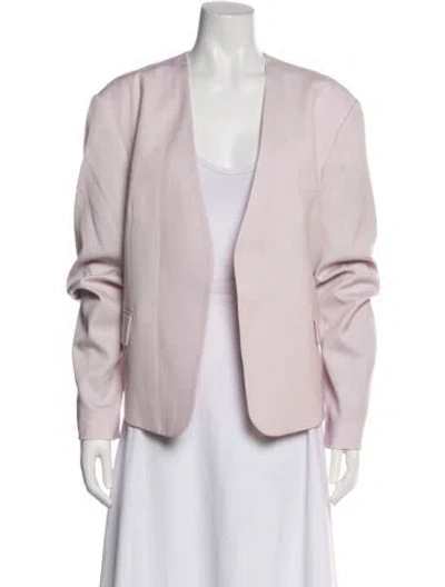 Pre-owned Low Classic Wool Evening Jacket In Pink