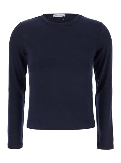 Low Classic Wool Jersey Warm T-shirt In Blue