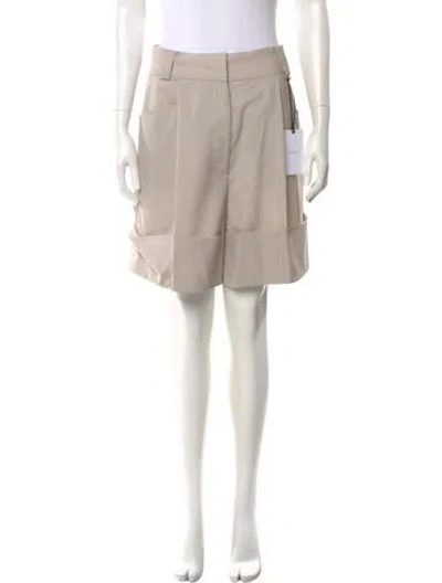 Pre-owned Low Classic Wool Knee-length Shorts W/ Tags In Neutral