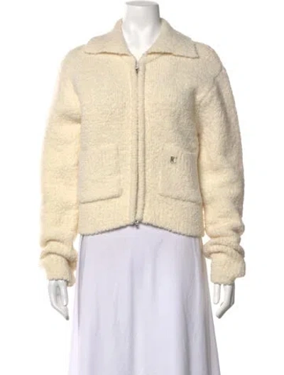Pre-owned Low Classic Wool Sweater In Neutrals