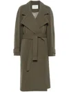 LOW CLASSIC WRAP TWILL COAT