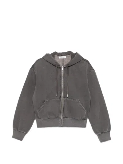 Low Classic Zip-up Hoodie In Gray