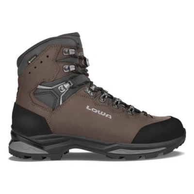 Pre-owned Lowa Men's Camino Evo Gtx Boots - 10.0 - Brown/graphite In Gray