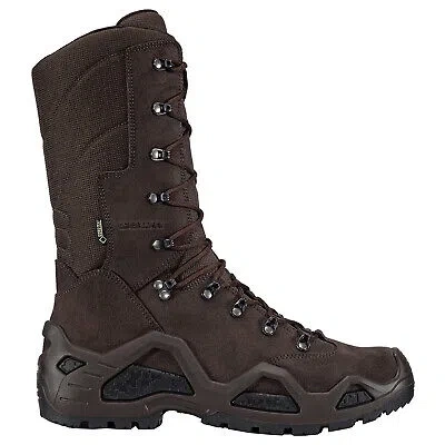 Pre-owned Lowa Mens Boots Z-11s Gtx C Casual Lace-up Hiking Outdoor Leather Textile In Dark Brown
