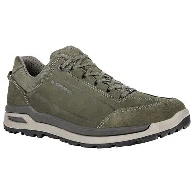 Pre-owned Lowa Shoes Men  Bellagio Low Gtx 3114407848 Olive In Green