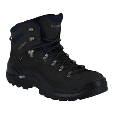 Pre-owned Lowa Shoes Men  Renegade Mid Gtx 3109430954 Black