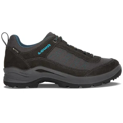Lowa Taurus Pro Gtx Lo Women's Black Blue Lace Up Hiking Shoes Rhs9182