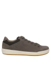 Lowa Woman Sneakers Lead Size 5.5 Soft Leather, Textile Fibers In Grey