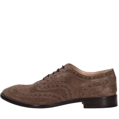 Lo.white Flat Shoes Brown In Marrone Scuri