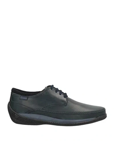 Lo.white Lo. White Man Lace-up Shoes Dark Green Size 9 Leather