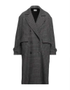Lownn Man Coat Dark Brown Size 40 Wool In Brown