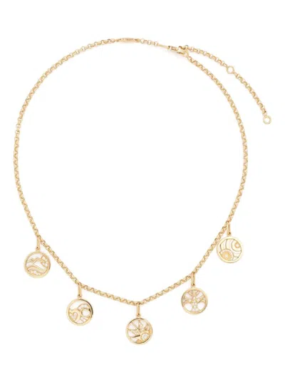 Loyal.e Paris 18k Recycled Gold Soul Charms Necklace In 金色