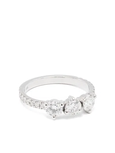 Loyal.e Paris 18k White Gold Solitaire Absolu.e Encore Ring In Metallic