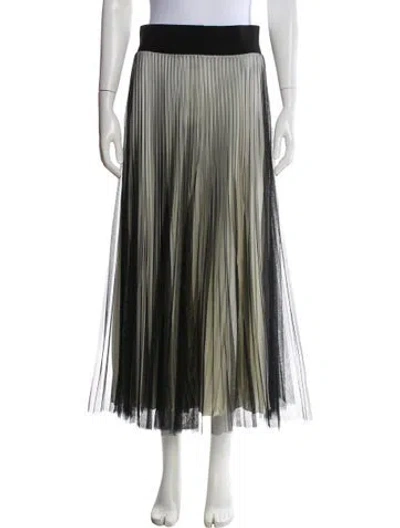 Pre-owned Loyd/ford Colorblock Pattern Midi Length Skirt In Multi