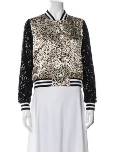 Pre-owned Loyd/ford Floral Print Performance Jacket In Neutral