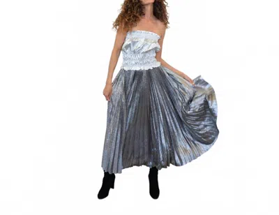 Loyd/ford Glitter Skirt In Silver