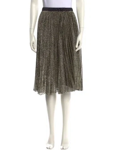 Pre-owned Loyd/ford Knee-length Skirt In Gold