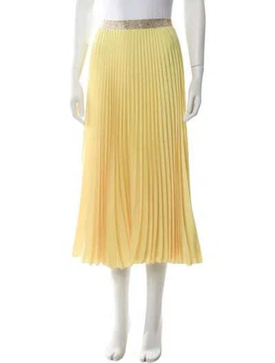 Pre-owned Loyd/ford Midi Length Skirt In Yellow