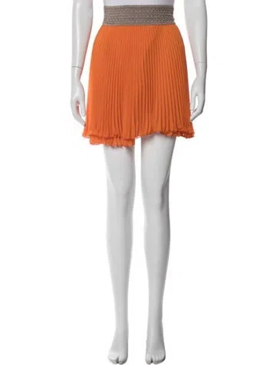 Pre-owned Loyd/ford Mini Skirt In Orange