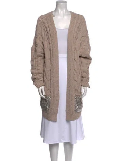 Pre-owned Loyd/ford Open Front Sweater In Neutral