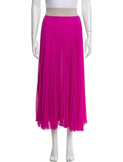 Pre-owned Loyd/ford Pleated Accents Long Skirt In Multi