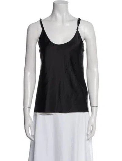 Pre-owned Loyd/ford Scoop Neck Sleeveless Top W/ Tags In Black