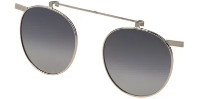 Lozza Al4287 Clip-on Only Polarized 579p Men's Sunglasses Silver Size 50