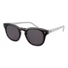 Lozza Black Plastic Sunglasses In Blue