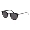 Lozza Black Stainless Steel Sunglasses In Black