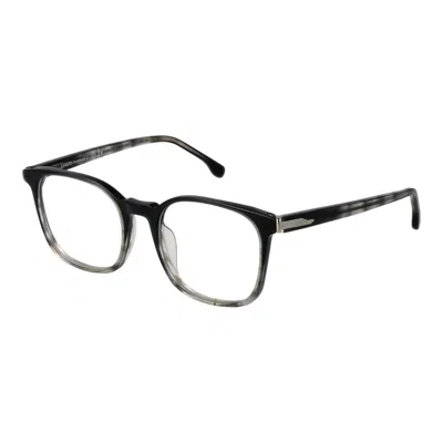 Lozza Black Unisex Optical Frames In Pattern