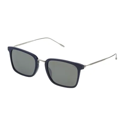 Lozza Blue Acetate Sunglasses In Gray