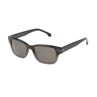 Lozza Brown Acetate Sunglasses In Gray