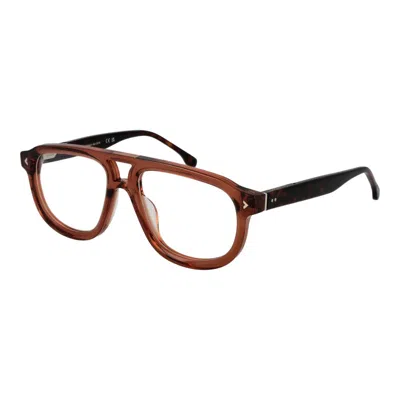 Lozza Brown Men Optical Frames In Red