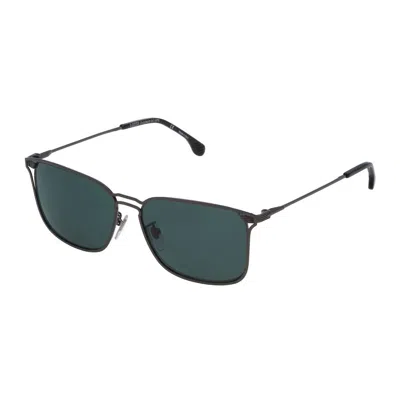 Lozza Brown Metal Sunglasses In Blue