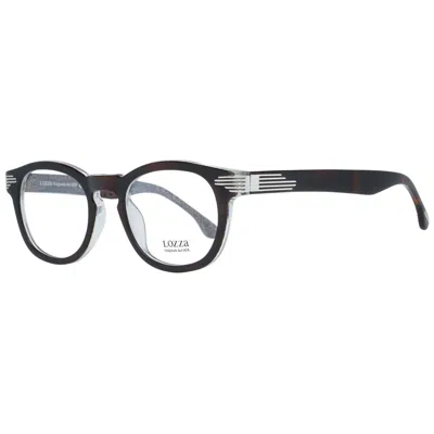 Lozza Brown Unisex Optical Frames In White