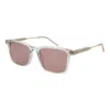 Lozza Gray Cellulose Acetate Sunglasses In Pink