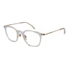 Lozza Transparent Unisex Optical Frames In Metallic
