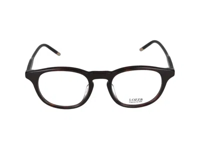 Lozza Eyeglasses  Vl4238 0752 Shiny Dark Havana 49/20/145 In White